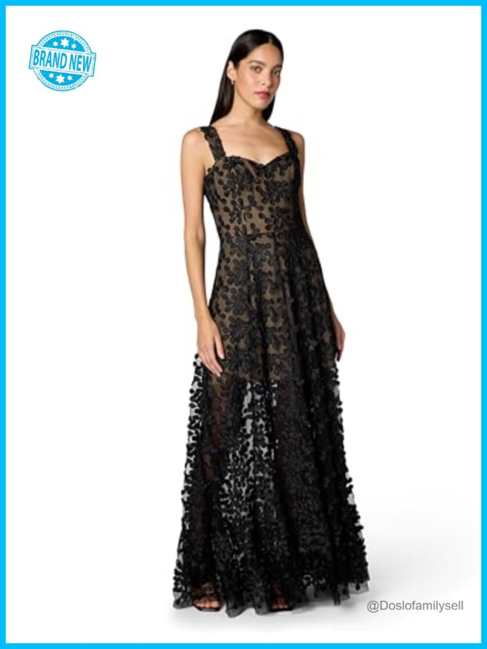 Womens Sweetheart Bustier Maxi Dress Fit Flare Sleeveless Formal